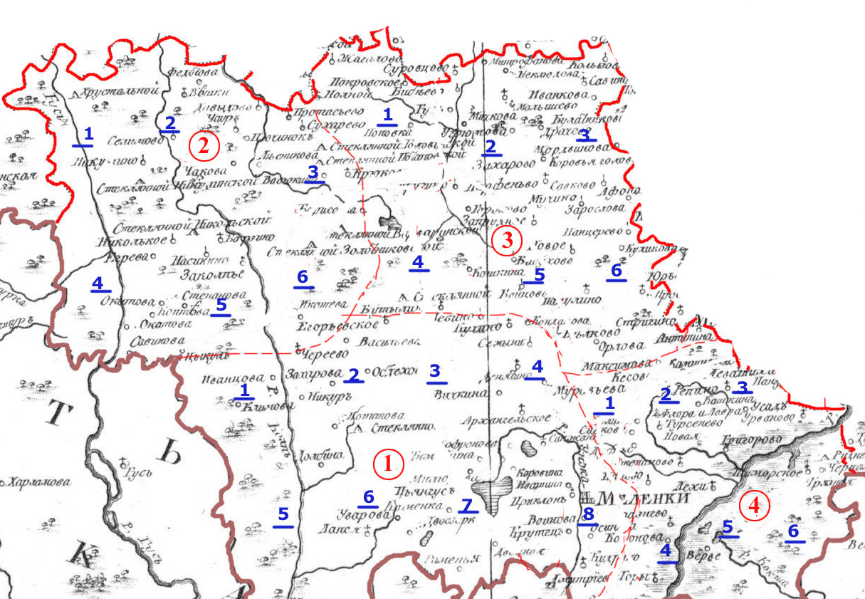 Карта меленки владимирская область